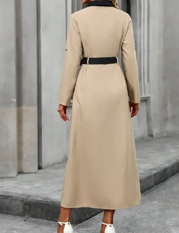 Rochie lunga SHEIN, crem