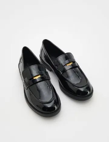 Mocasini Reserved, negru