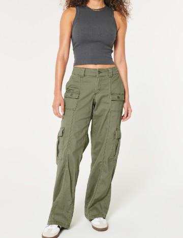 Pantaloni Hollister, verde