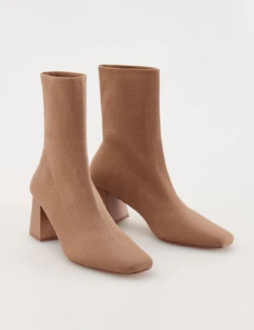 Botine Reserved, maro Maro