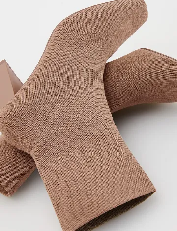 Botine Reserved, maro Maro