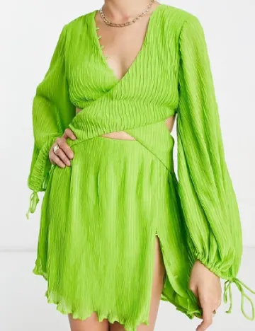 Rochie scurta ASOS, verde