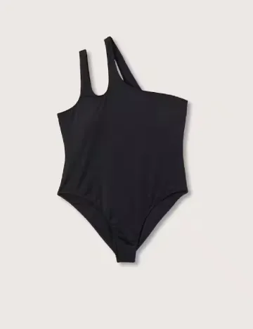 Costum de baie Mango Violeta, negru