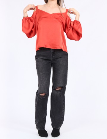 Bluza Vero Moda, caramiziu
