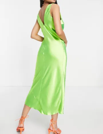 Rochie medie ASOS, verde Verde