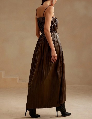 Rochie lunga Anewsta, maro