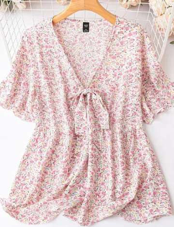Bluza SHEIN CURVE, floral print