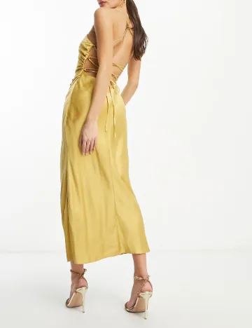 Rochie lunga ASOS, auriu Galben
