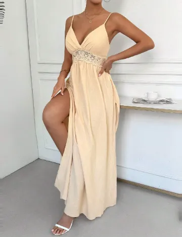 Rochie medie SHEIN, crem