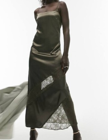 Rochie lunga Top Shop, verde