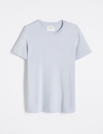 Tricou Reserved, albastru pal