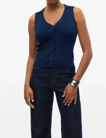 Top Vero Moda, bleumarin