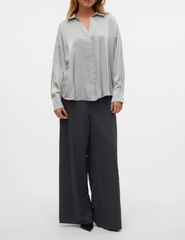 Camasa Vero Moda, gri