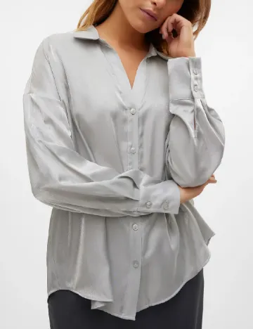 Camasa Vero Moda, gri