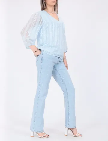 Bluza Vero Moda, bleu Albastru