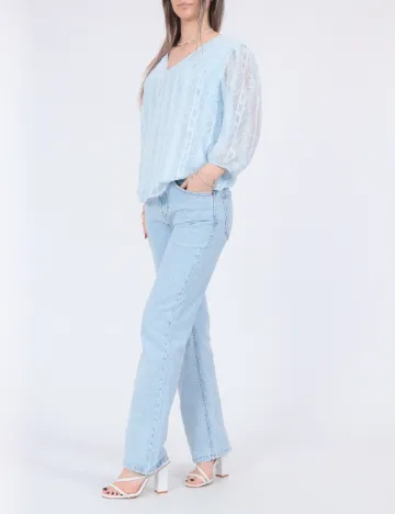 Bluza Vero Moda, bleu Albastru