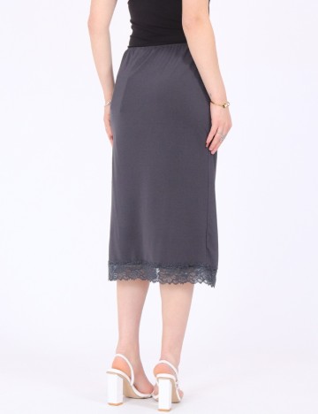 Fusta Vero Moda, gri
