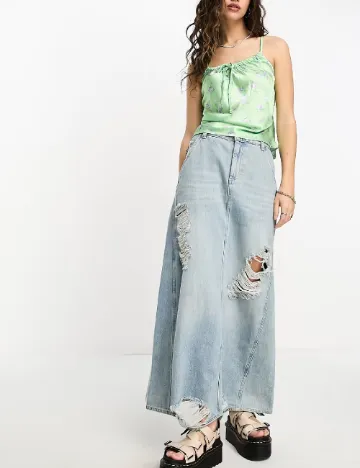 Top Reclaimed Vintage, verde