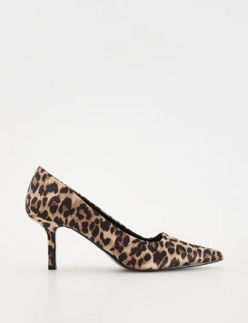 Pantofi Reserved, animal print
