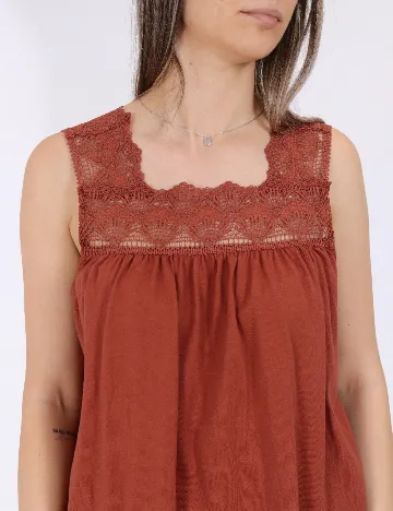 Bluza Vero Moda, caramiziu Maro