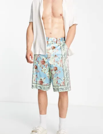 Pantaloni scurti ASOS, bleu