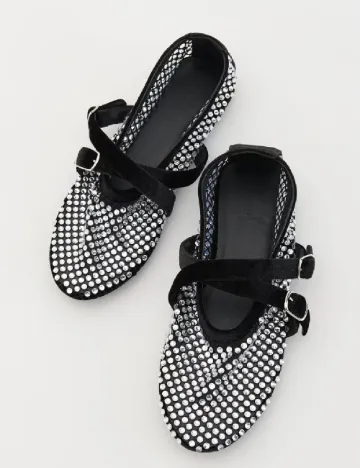 Balerini Reserved, negru/gri