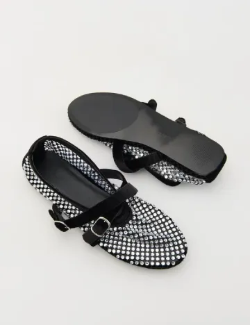 Balerini Reserved, negru/gri