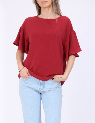 Bluza Oversize Vero Moda, rosu
