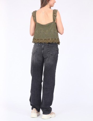 Top Vero Moda, verde