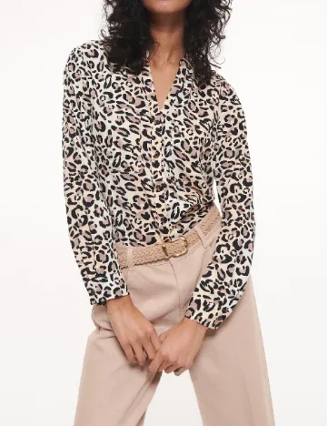 Camasa Reserved, animal print