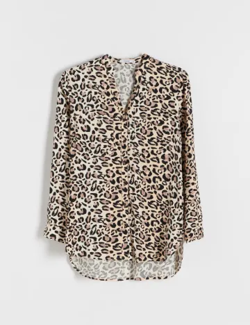 Camasa Reserved, animal print