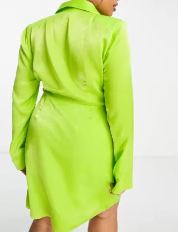 Rochie scurta ASOS Curve, verde