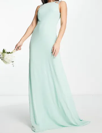 Rochie lunga TFNC London, verde