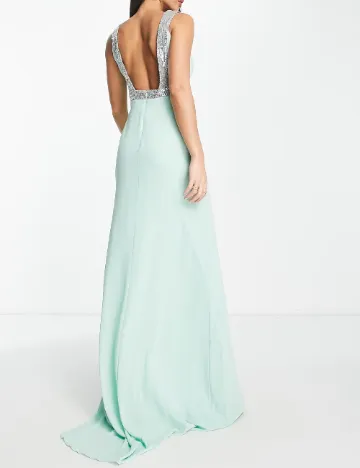 Rochie lunga TFNC London, verde