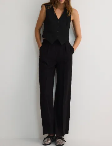 Pantaloni Reserved, negru