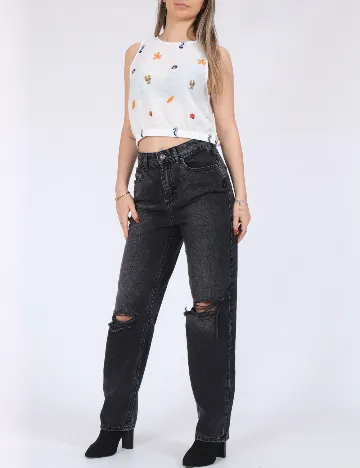 Top Vero Moda, alb Alb