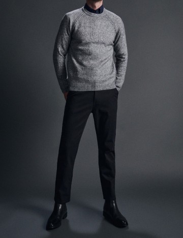 Pantaloni Reserved, negru