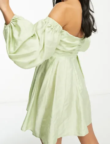 Rochie scurta ASOS, verde