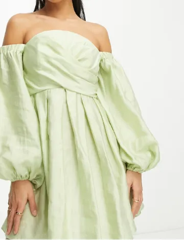 Rochie scurta ASOS, verde