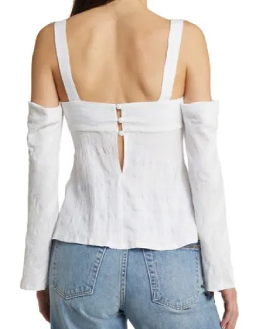 Bluza Top Shop, alb