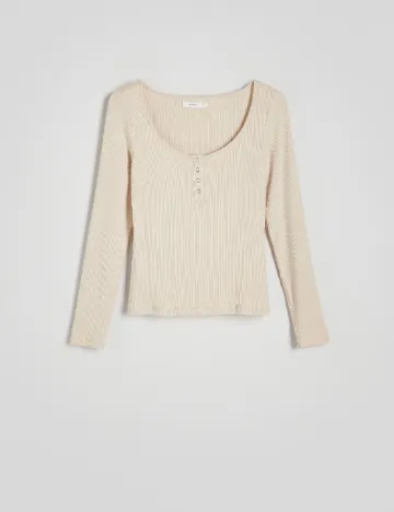 Bluza Reserved, crem