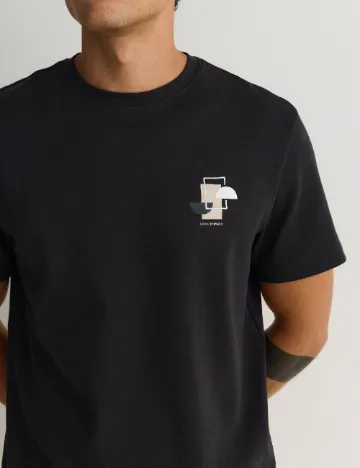 Tricou Reserved, negru