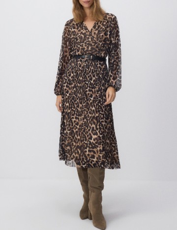 Rochie medie Reserved, animal print