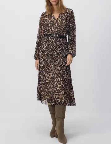 Rochie medie Reserved, animal print