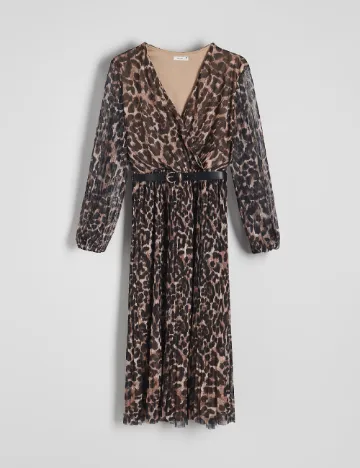 Rochie medie Reserved, animal print