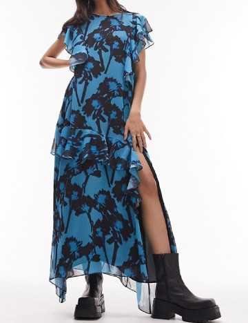 Rochie lunga Top Shop, albastru