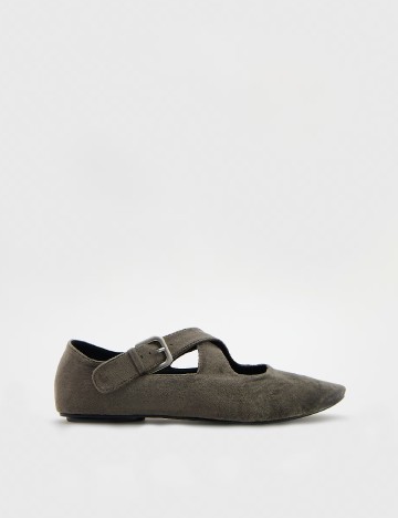 Pantofi Reserved, gri