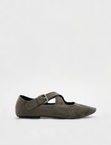 Pantofi Reserved, gri