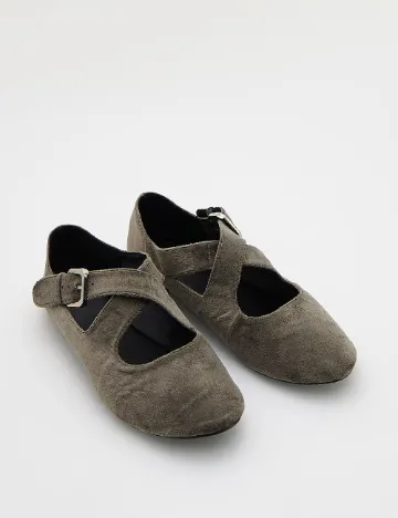 Pantofi Reserved, gri