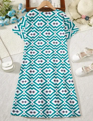Rochie Shein Kids, verde
